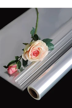 Caurspīdīga ziedu iepakojuma plēve