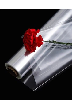 Caurspīdīgs dāvanu iesaiņošanas rullis